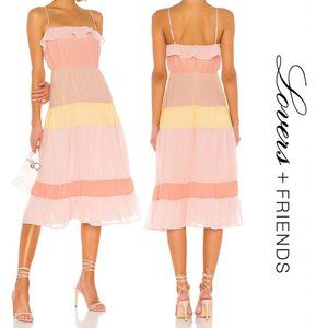 lovers and friends noah wrap dress